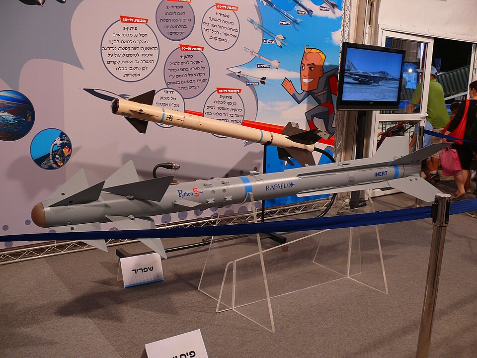 Derby and Python-5 Air-to-Air Missiles